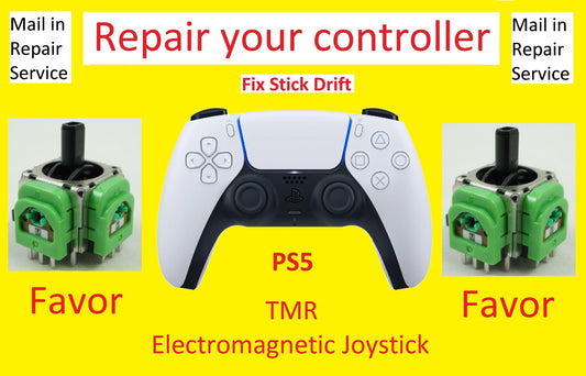 TMR Favor Install Service - Fix Your Playstation 5 Controller Joysticks PS5, Fix Joystick Drift