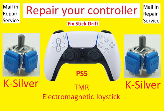 TMR K-Silver Install Service - Fix Your Playstation 5 Controller Joysticks PS5, Fix Joystick Drift