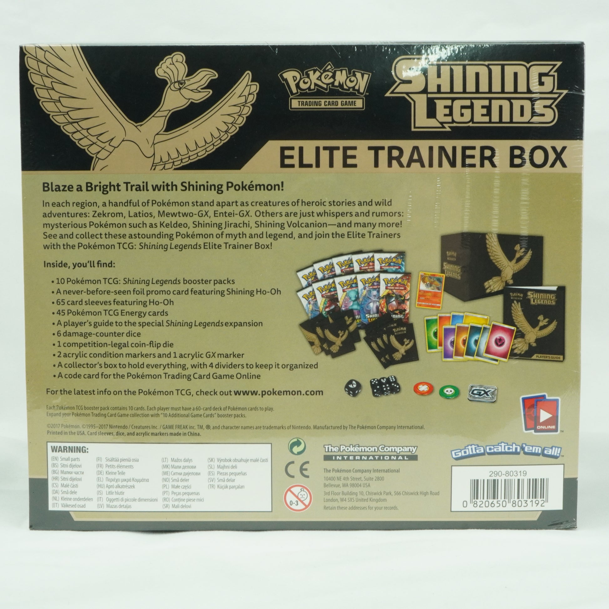 Pokemon Shining Legends Elite Trainer Box - Mike's Accessories and More