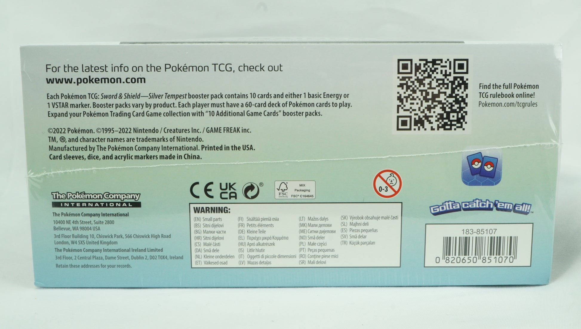 Pokemon Sword & Shield Silver Tempest Elite Trainer Box - Mike's Accessories and More