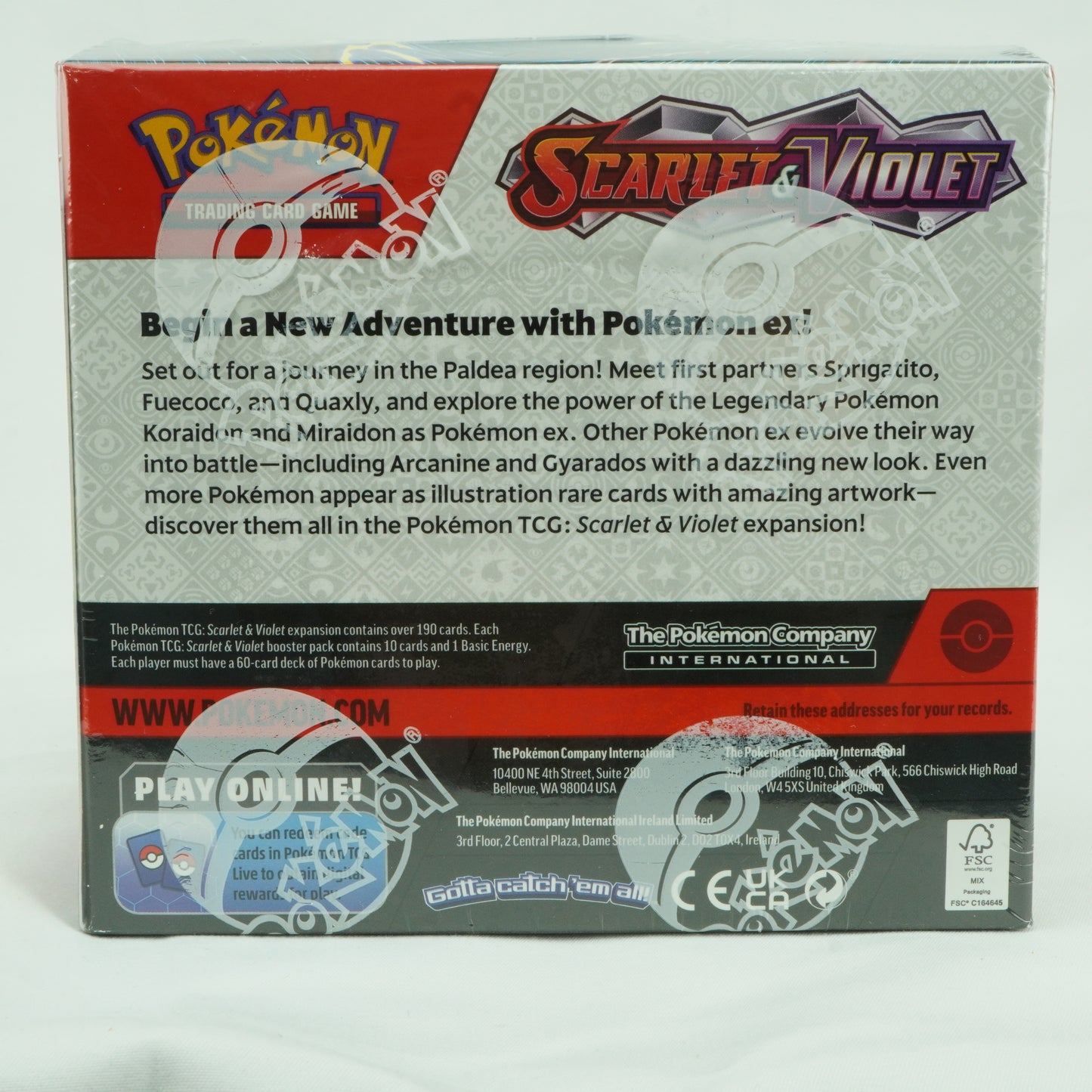 Pokemon TCG Scarlet & Violet Booster Display Box (36 Packs) - Mike's Accessories and More