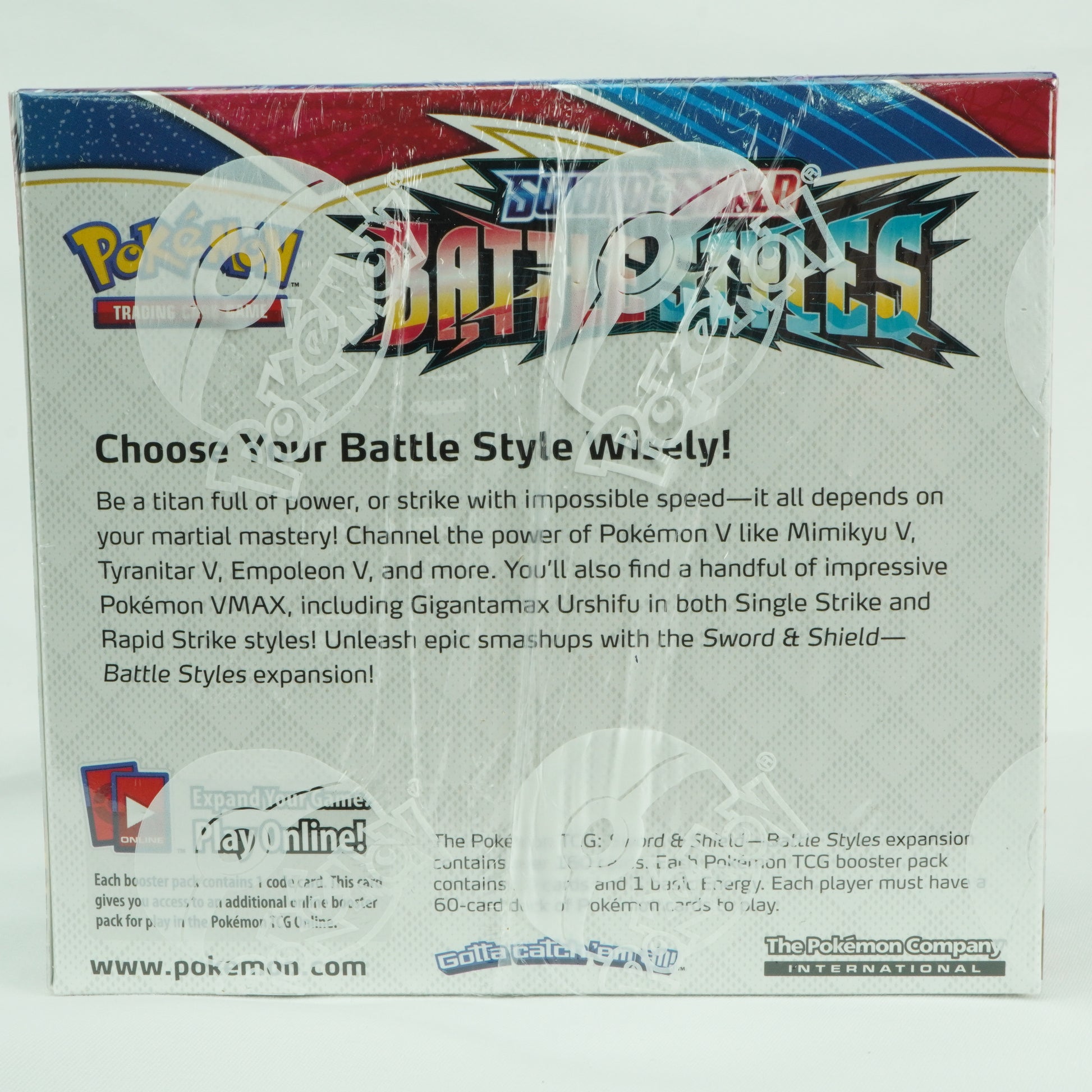 Pokemon TCG Sword & Shield Battle Styles Booster Display Box (36 Packs) - Mike's Accessories and More