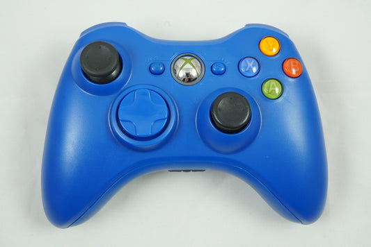 Halo 2 Double Shot, Blue Microsoft Xbox 360 Wireless Controller - Refurbished Controller