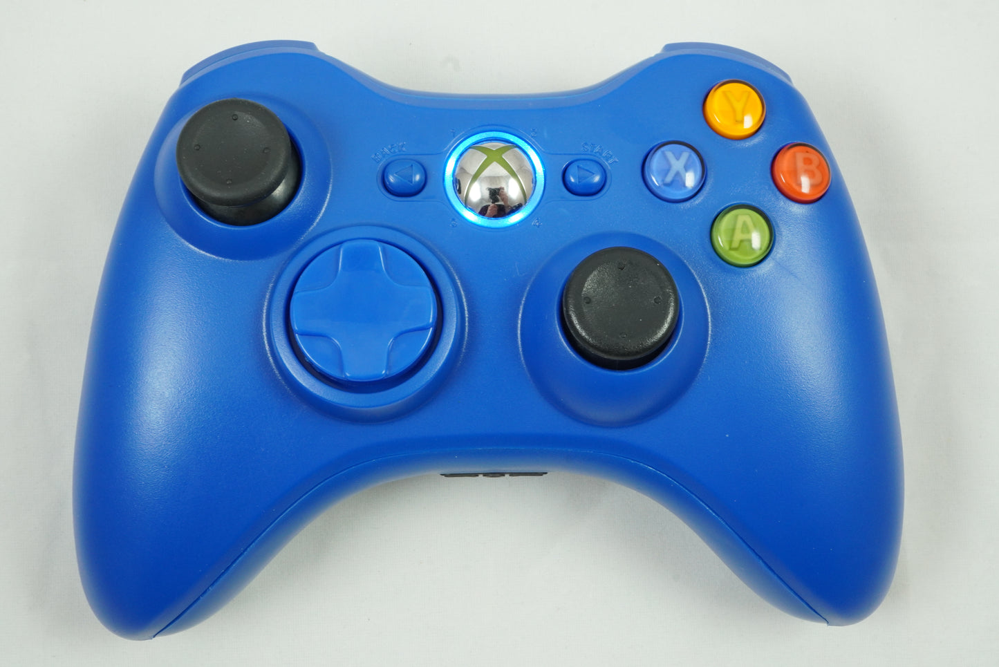 Halo 2 Double Shot, Blue Microsoft Xbox 360 Wireless Controller - Refurbished Controller