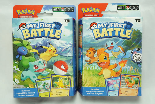 Set of 2 - 1 of Each - Pokemon TCG My First Battle Starter Decks