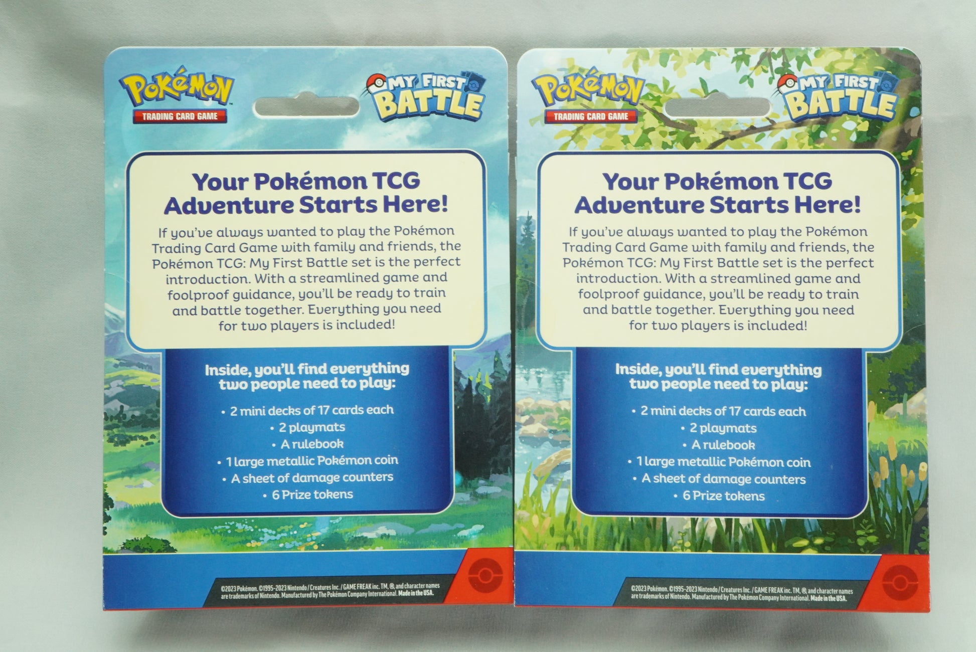 Set of 2 - 1 of Each - Pokemon TCG My First Battle Starter Decks Mike's Accessories and More Set of 2 - 1 of Each - Pokemon TCG My First Battle Starter Decks Mike's Accessories and More