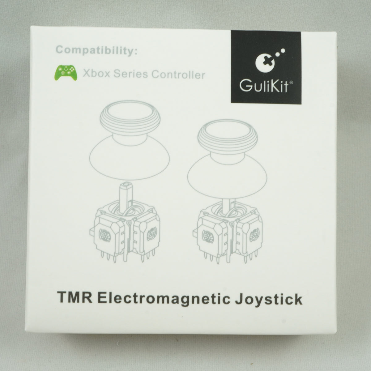 GuliKit 720° Verstelbare TMR Joystick Vervangingsset – Voor Xbox Series X/S En Elite Series 2 – Anti-drift Met Magnetische Sensoren – 3 Paar Doppen – Vereist Solderen En Kalibratie
