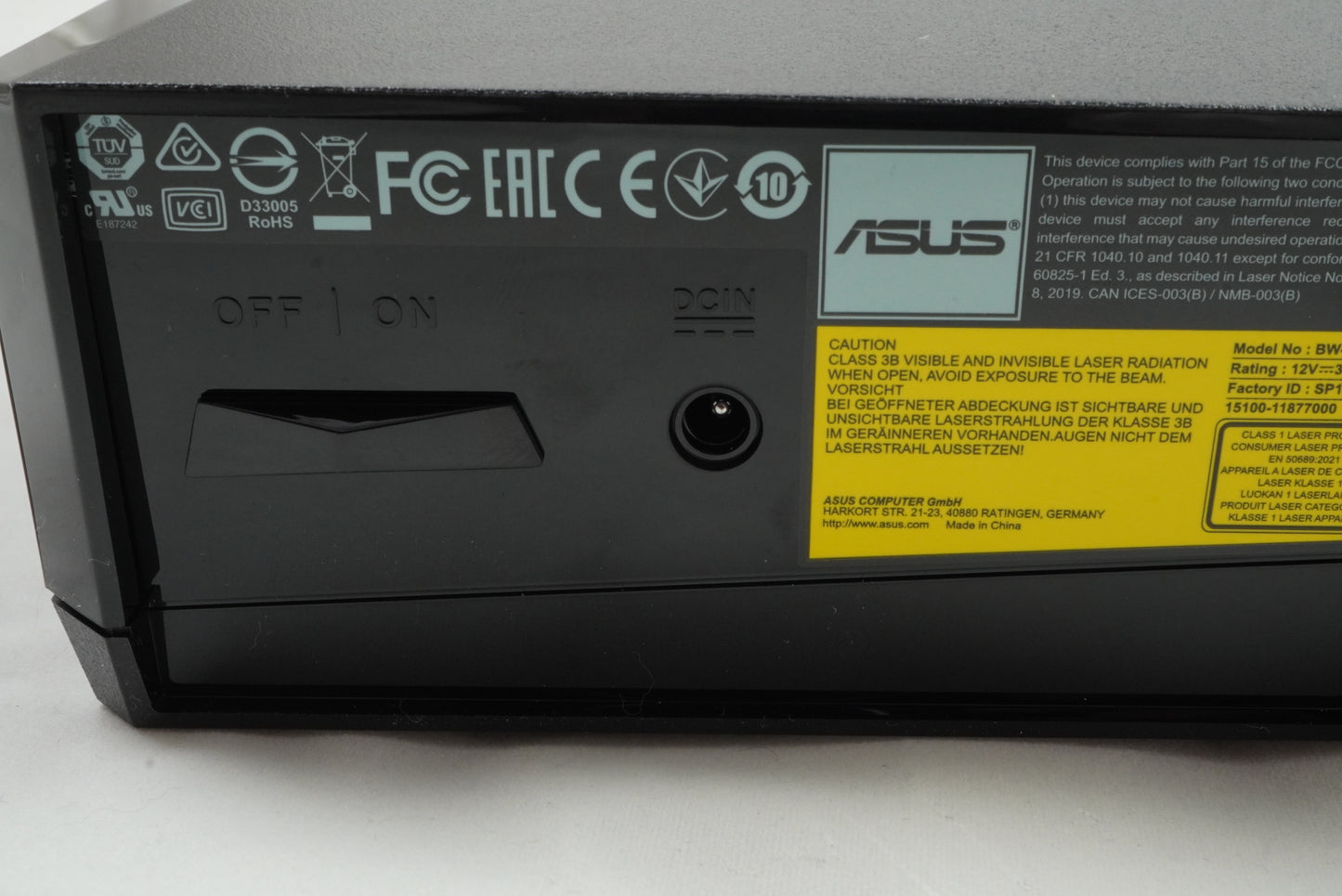 ASUS External Blu-ray 4K Ultra HD FRIENDLY UNLOCKED UHD Discs Firmware v1.02