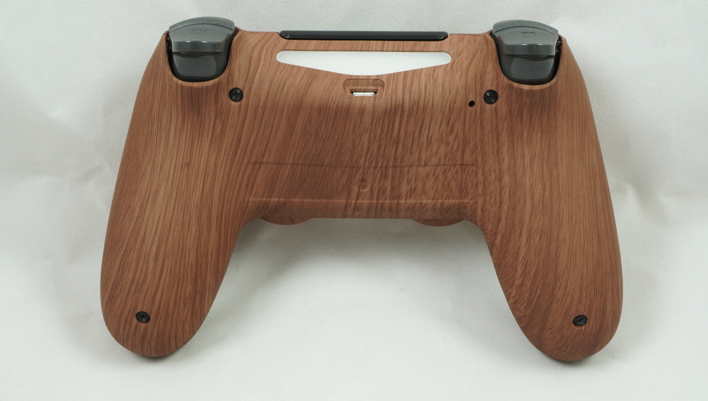 Full Wood Grain PS4 DualShock 4 Wireless Controller Playstation 4 - Mike's Accessories and More