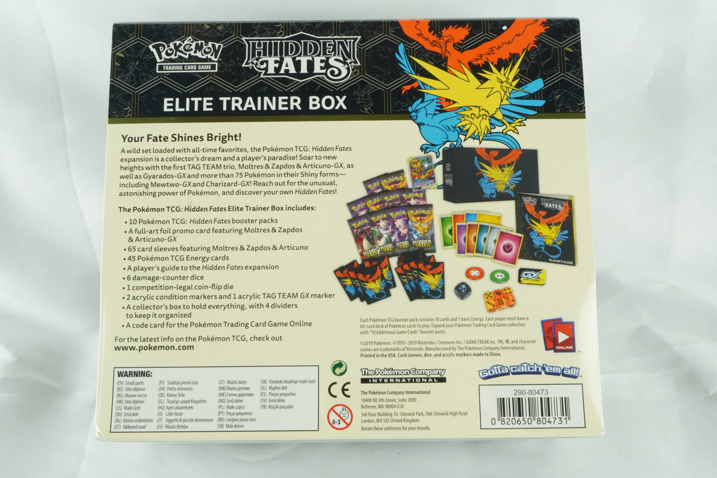 Pokemon Hidden Fates Elite Trainer Box - Mike's Accessories and More