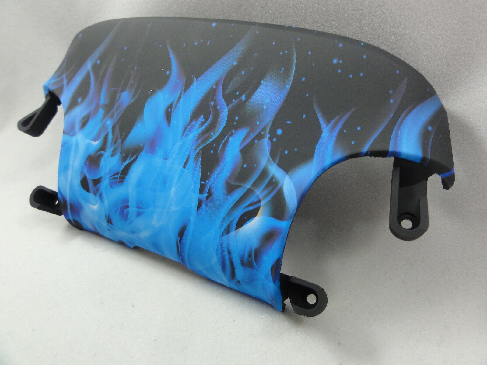 Blue Fire Soft Touch Front & Back Shell Nintendo Switch Pro Controller ...