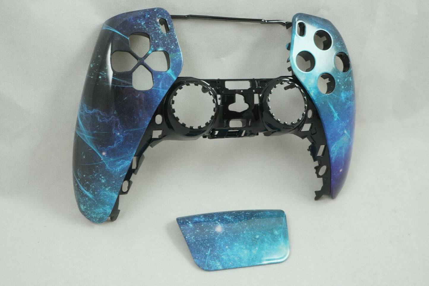 Starry Sky Blue Front Shell + Touch Pad PS5 Controller Model CFI-ZCT1W - Mike's Accessories and More