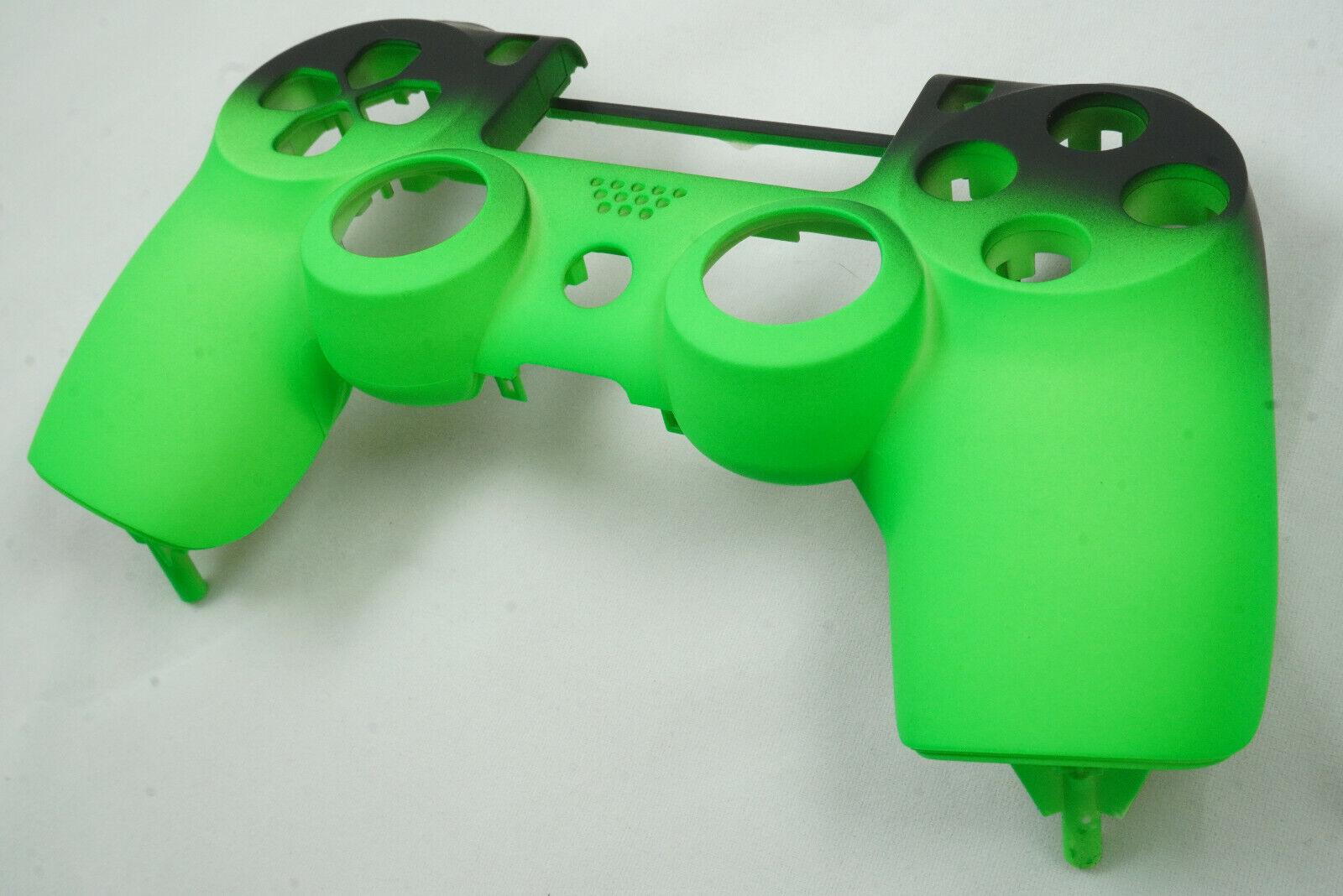 LOT 25 Green Fade Soft Touch Front Face Shell For PS4 Controller For current gen - Mike's Accessories and More