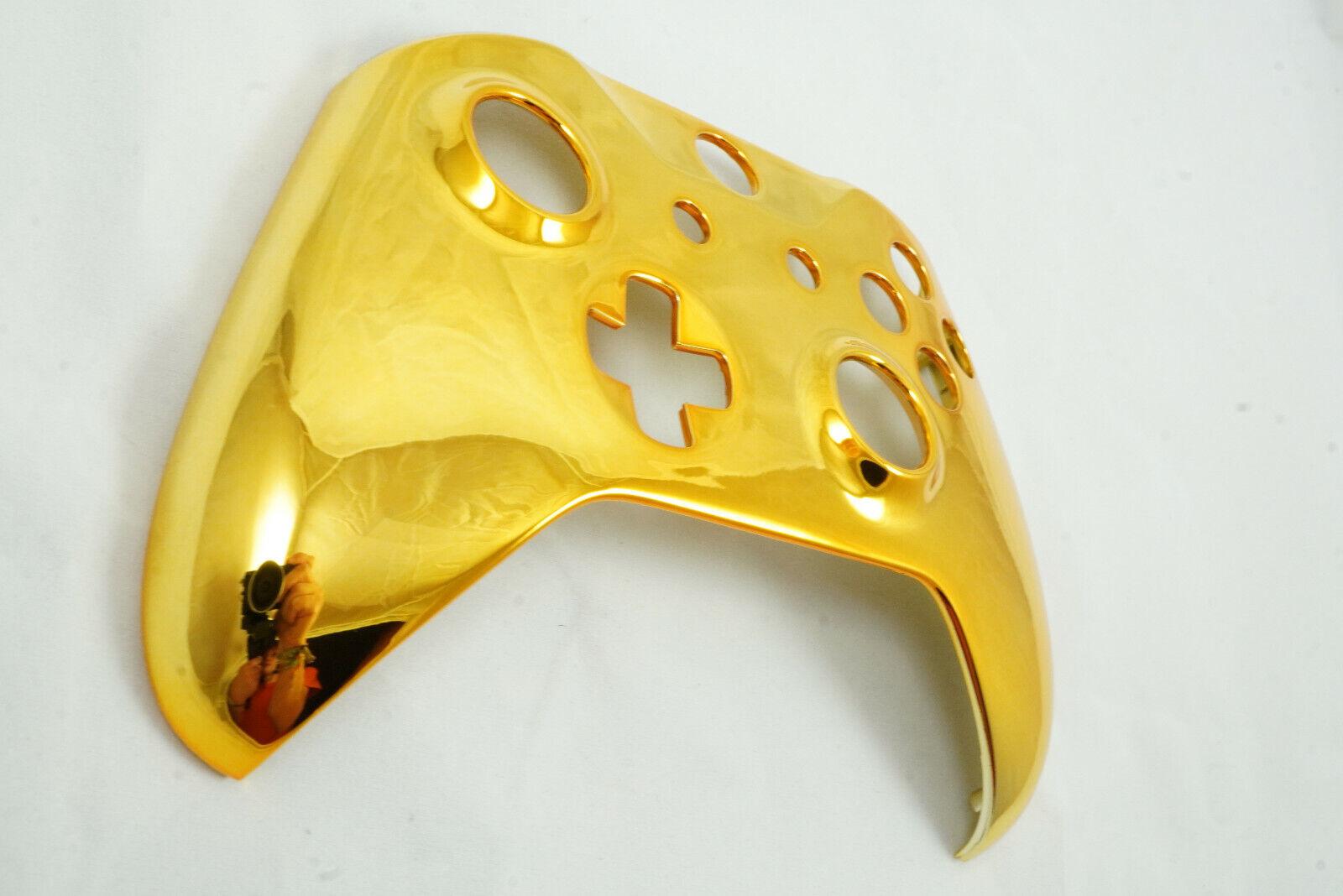 Chrome Gold Front Shell For Xbox One S Controller - Model 1708 - Mike's Accessories and More