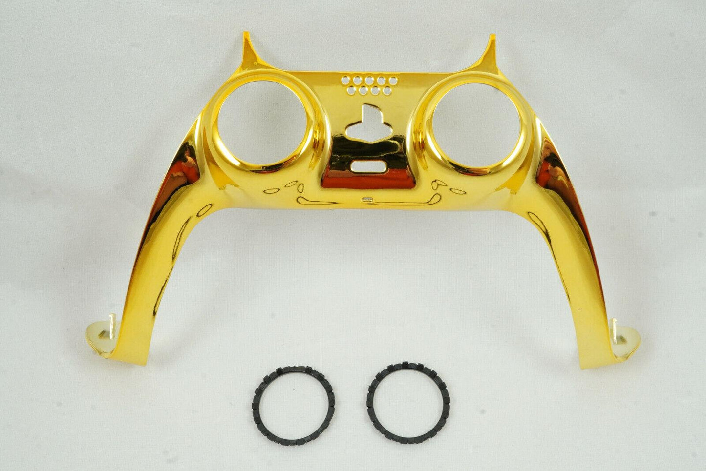 Chrome Gold Shell Trim For PS5 Controller + Joystick accent rings - Mike's Accessories and More