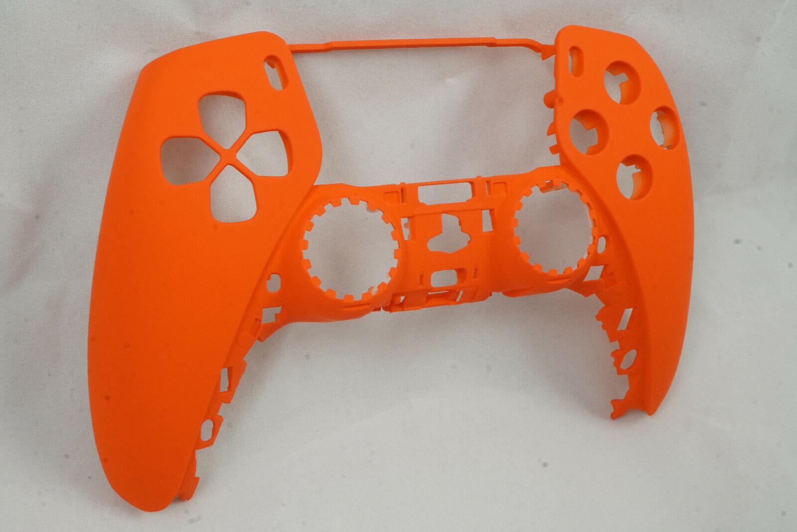 Orange Soft Touch Front Shell For PS5 Controller Model CFI-ZCT1W - Mike's Accessories and More