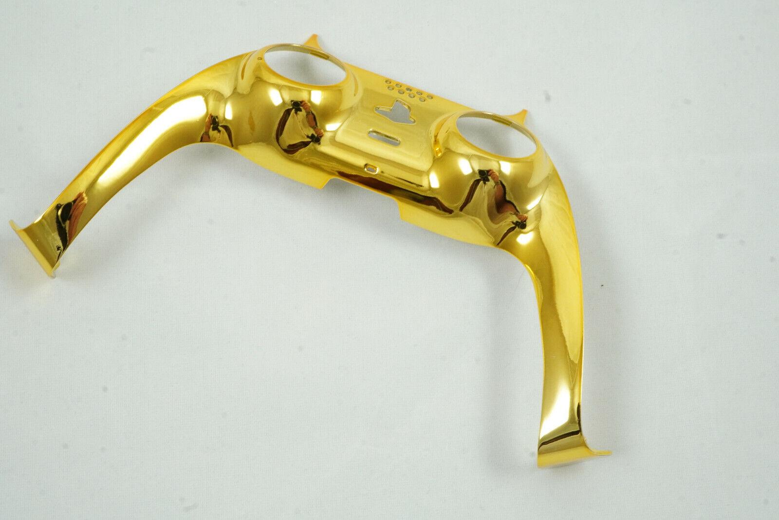 Chrome Gold Shell Trim For PS5 Controller + Joystick accent rings - Mike's Accessories and More