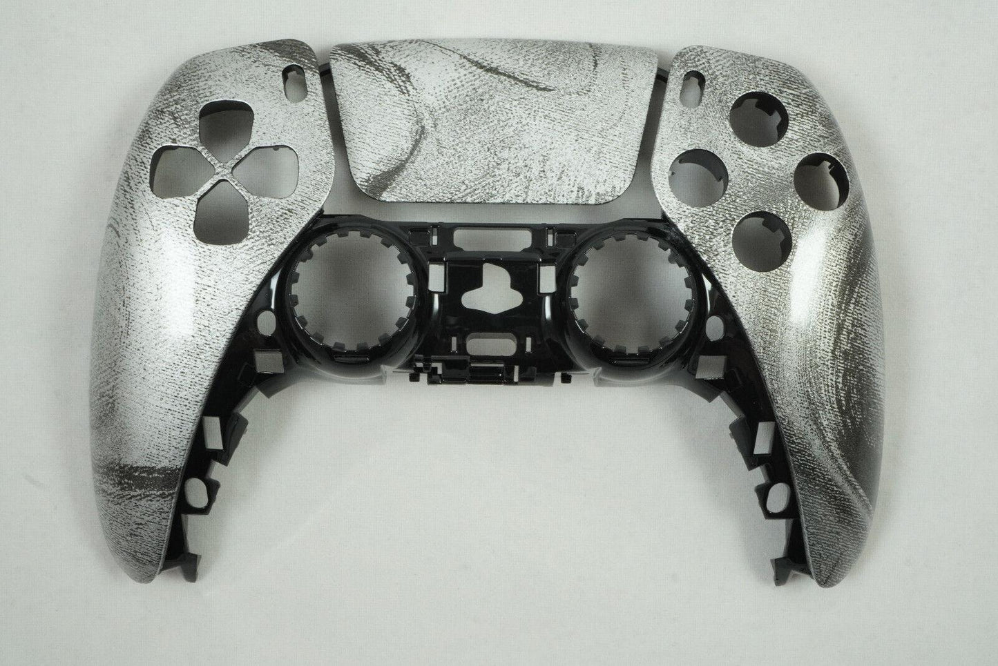 Silver Wave Front Shell + Touch Pad PS5 Controller Model CFI-ZCT1W - Mike's Accessories and More