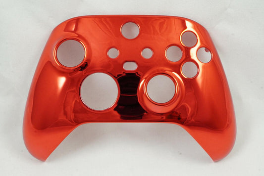 Chrome Red Front Shell Xbox One Series Controller Model 1914 - Mike's Accessories and More