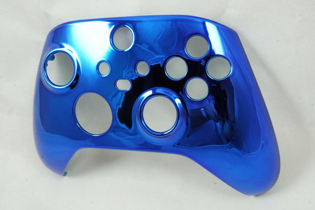 Xbox Controller Front Shell Chrome Blue Front Shell Xbox One Series Controller Model 1914 – Mike's ...