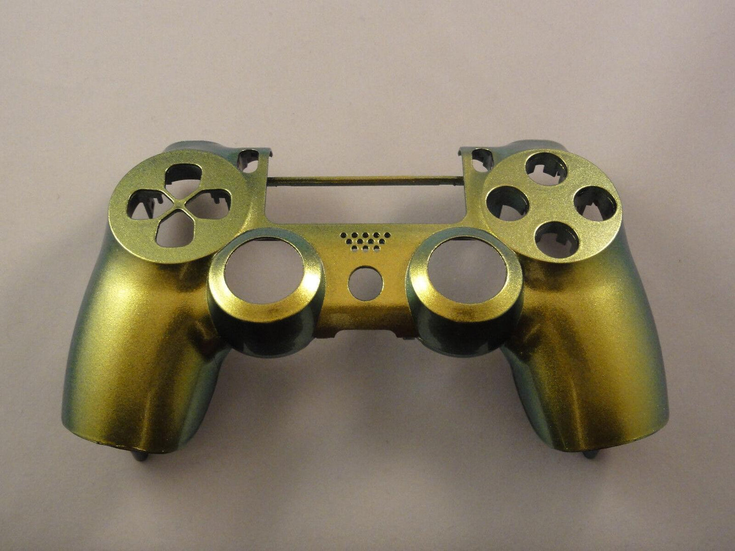 Gold & Green Chameleon Front Face Shell For PS4 Controller New For current gen - Mike's Accessories and More