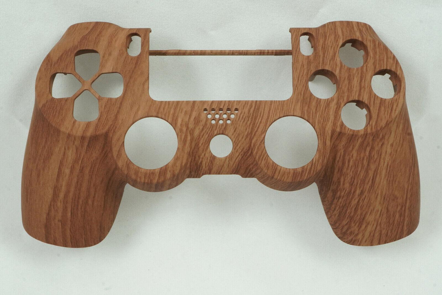 Wooden Grain Soft Touch Front Face Replacement Shell For PS4 Controller - Mike's Accessories and More