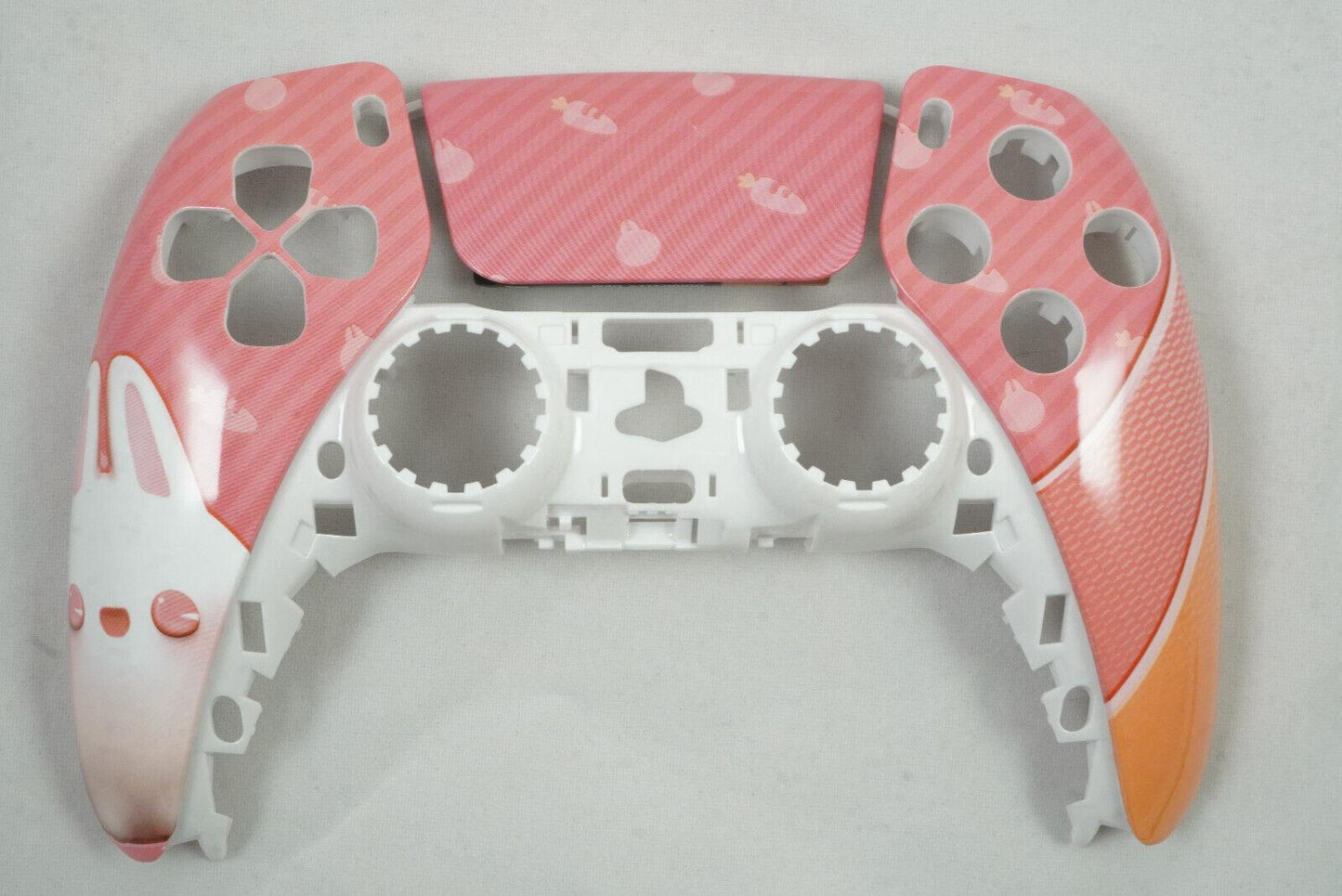 Pink, White Rabbit Front Shell + Touch Pad PS5 Controller Model CFI-ZCT1W - Mike's Accessories and More