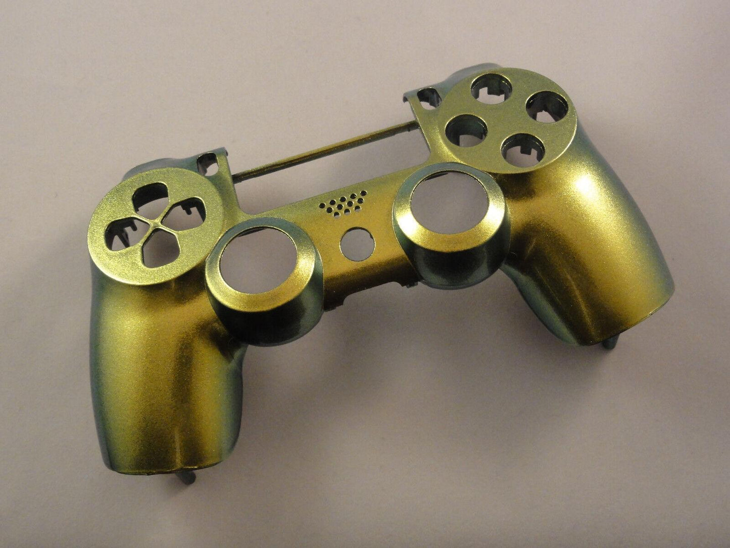 Gold & Green Chameleon Front Face Shell For PS4 Controller New For current gen - Mike's Accessories and More