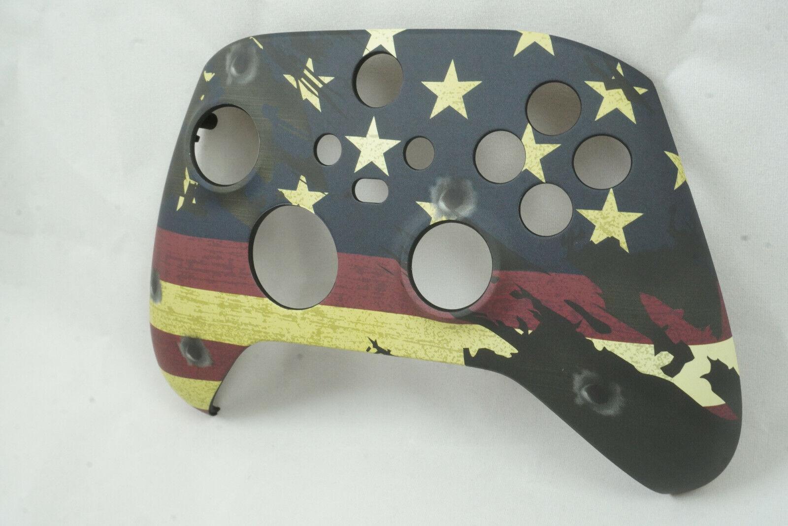 American Flag Soft Touch Front Shell Xbox One Series Controller Model 1914 - Mike's Accessories and More