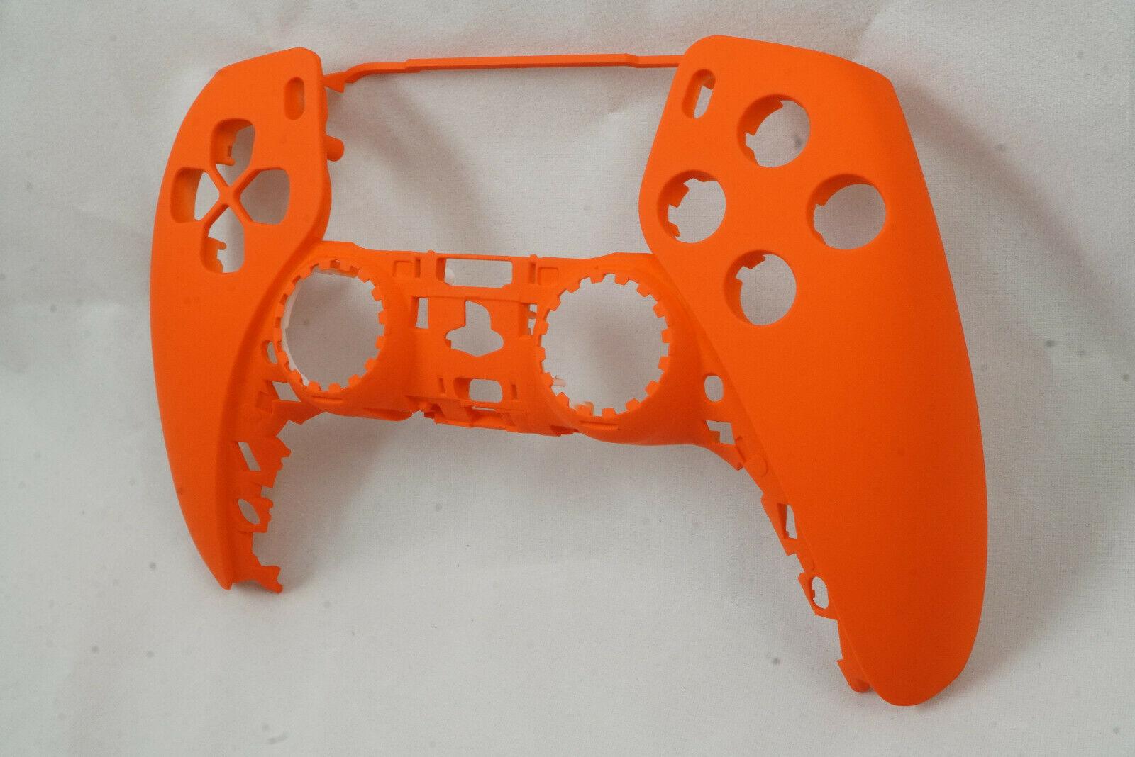 Orange Soft Touch Front Shell For PS5 Controller Model CFI-ZCT1W - Mike's Accessories and More