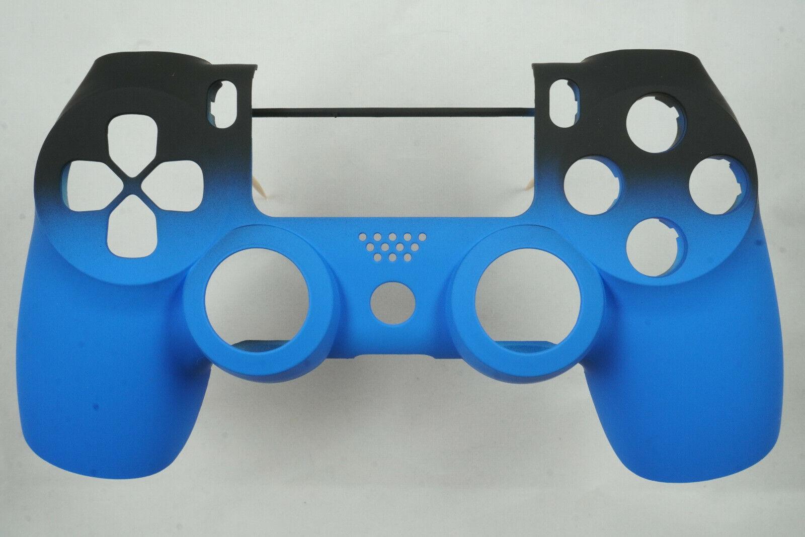 LOT 25 Blue Fade Soft Touch Front Face Shell For PS4 Controller For current gen - Mike's Accessories and More