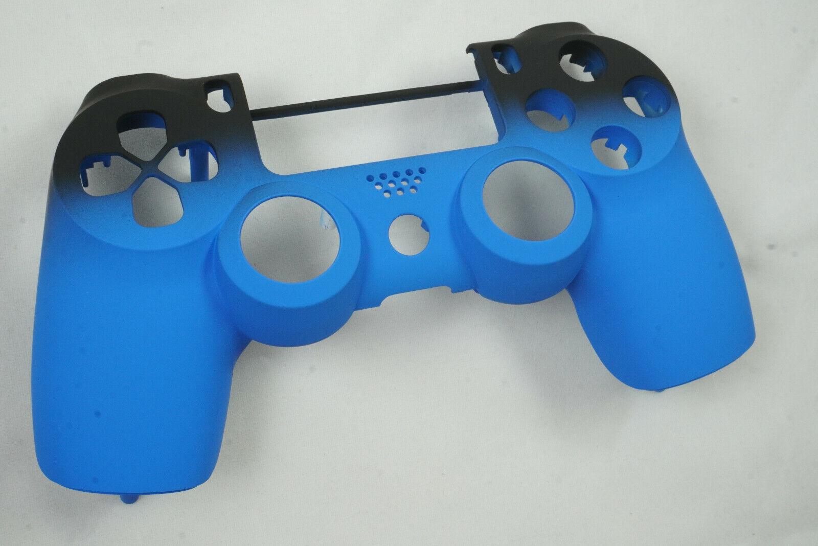 LOT 25 Blue Fade Soft Touch Front Face Shell For PS4 Controller For current gen - Mike's Accessories and More