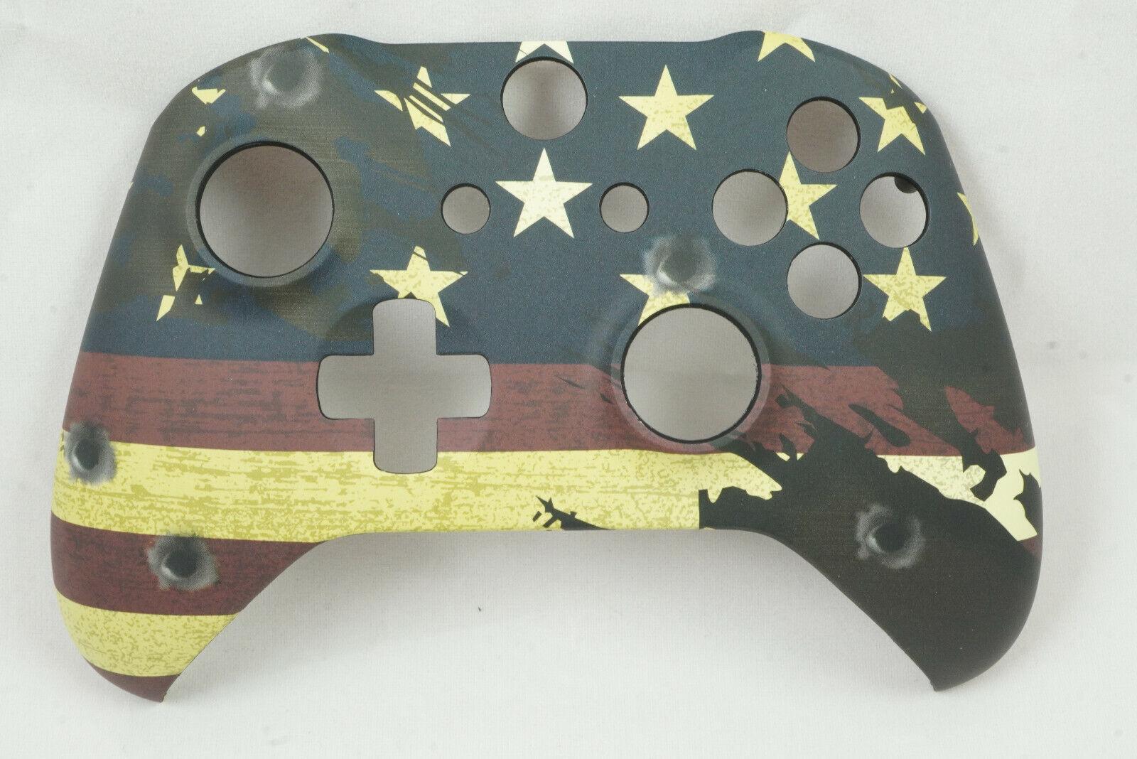 American Flag Soft Touch Front Shell For Xbox One S Controller New - Model 1708 - Mike's Accessories and More