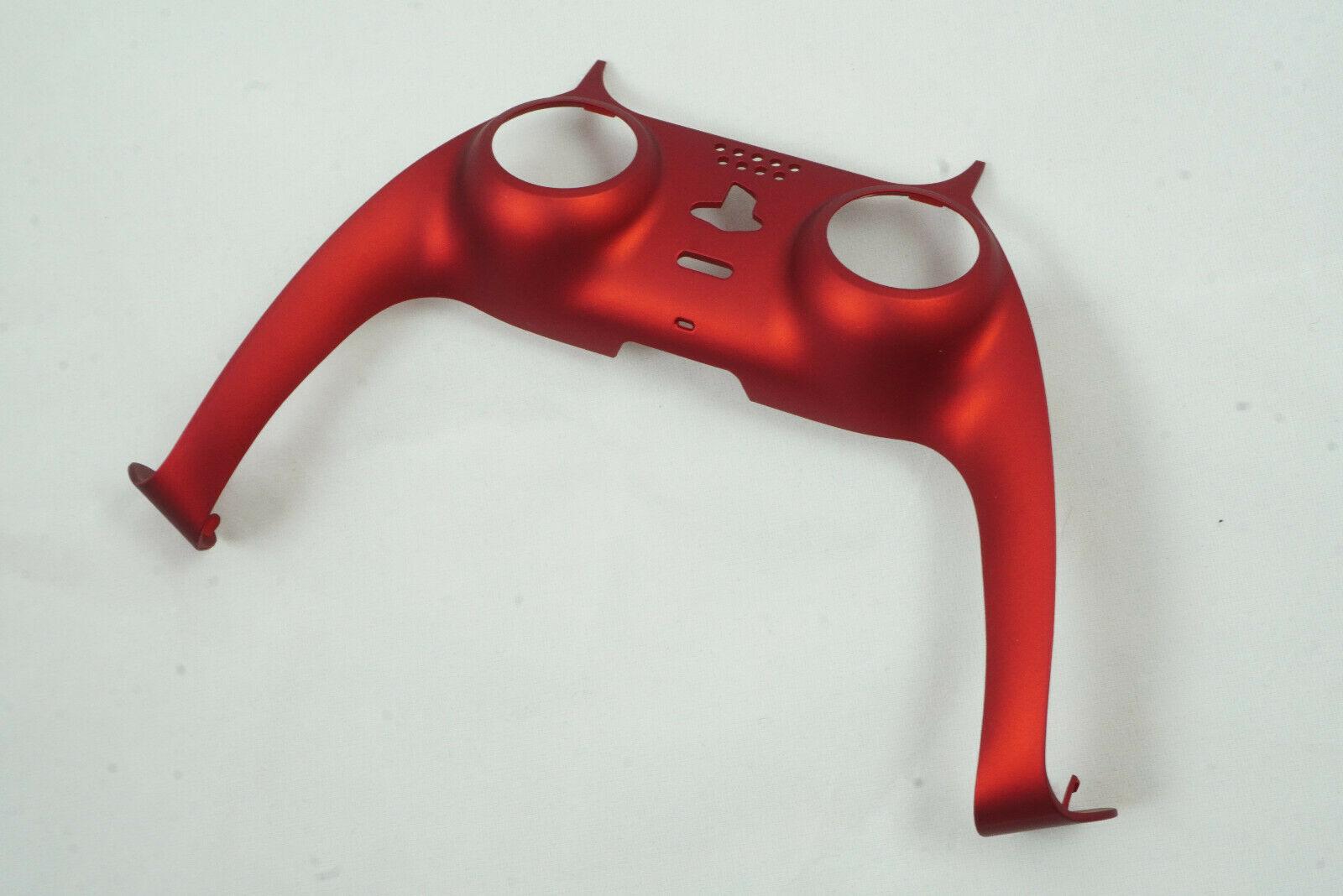 Soft touch Red Shell Trim For PS5 Controller + Joystick accent rings CFI-ZCT1W - Mike's Accessories and More