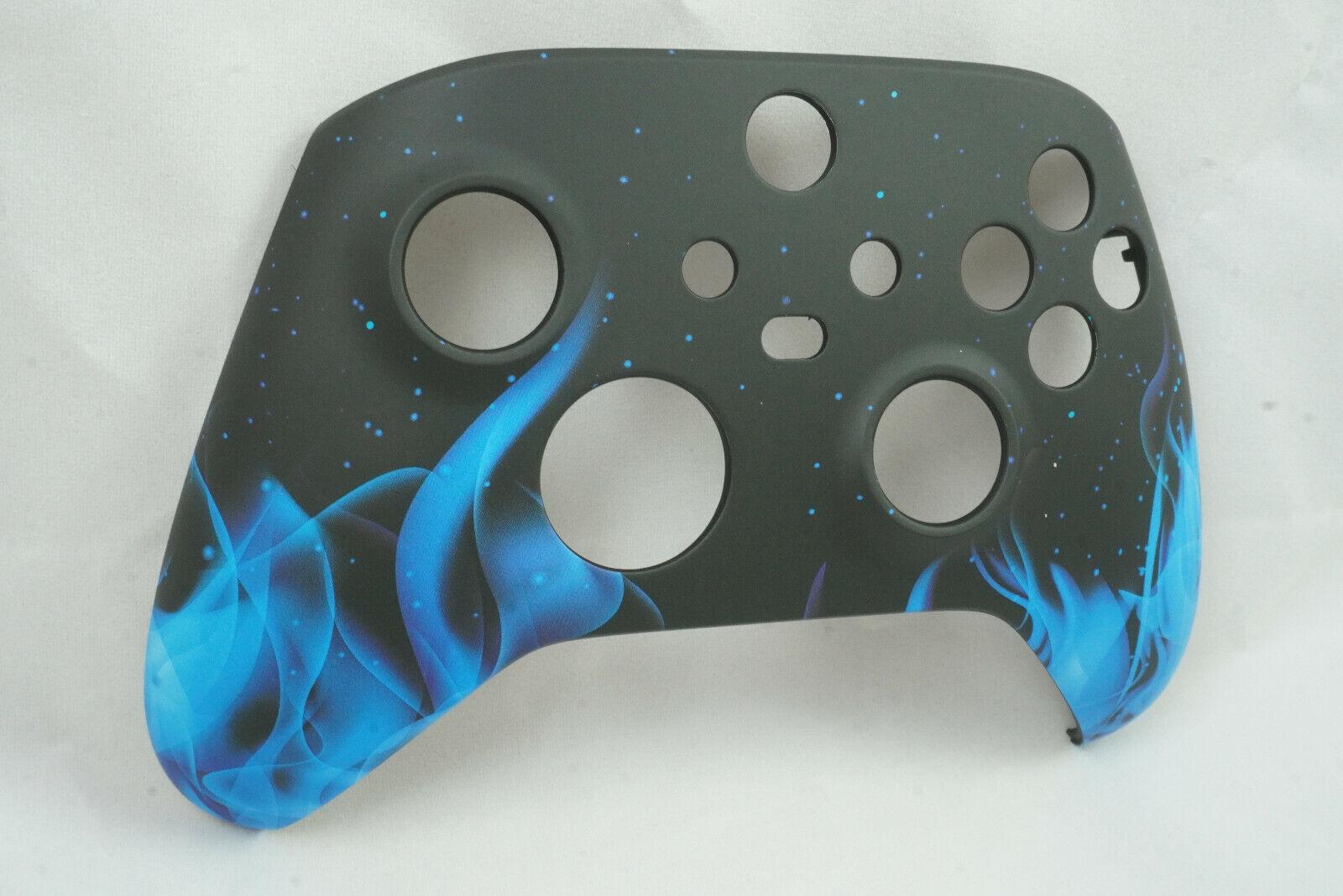 Blue Flame Soft Touch Front Shell Xbox One Series Controller Model 1914 - Mike's Accessories and More