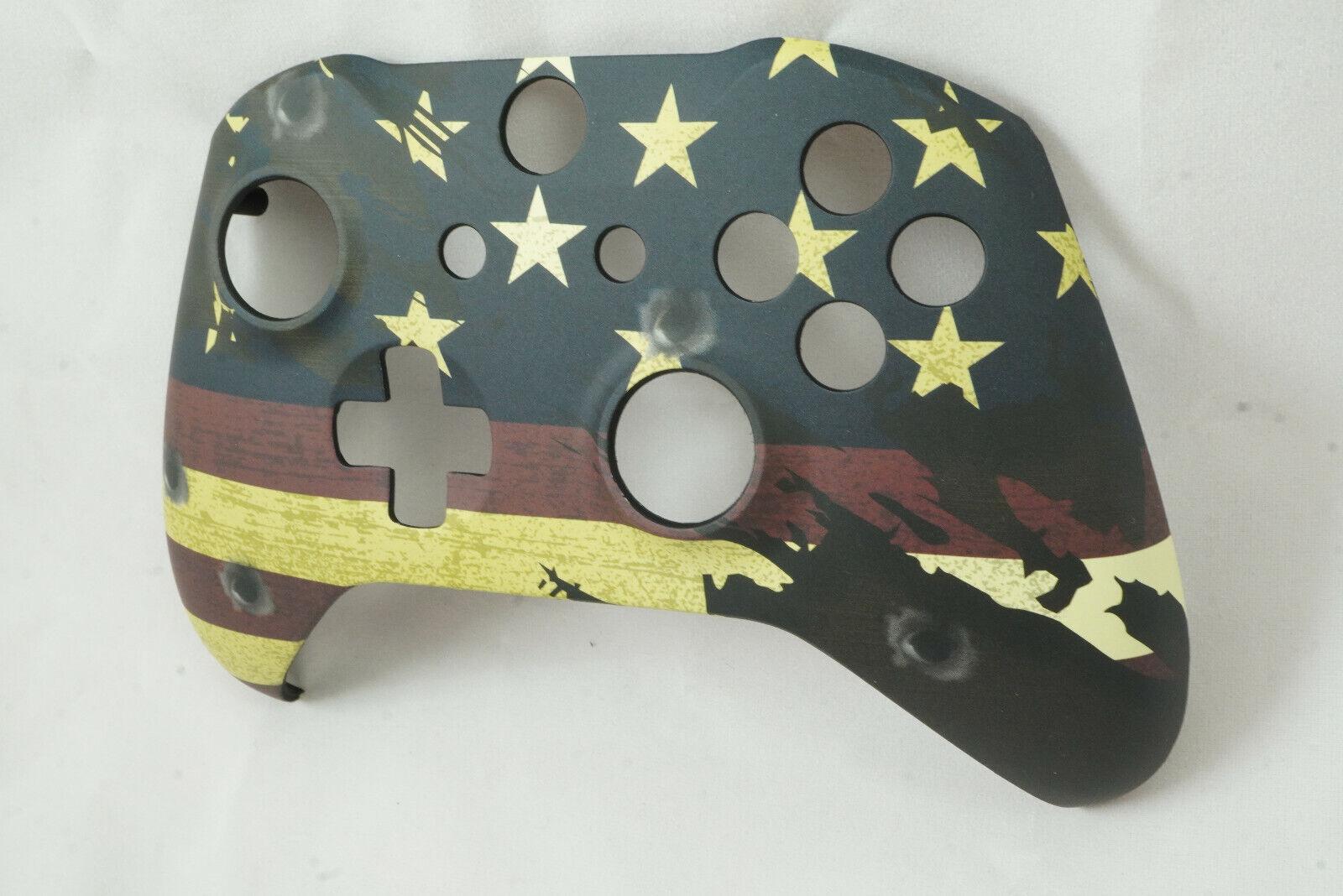 American Flag Soft Touch Front Shell For Xbox One S Controller New - Model 1708 - Mike's Accessories and More