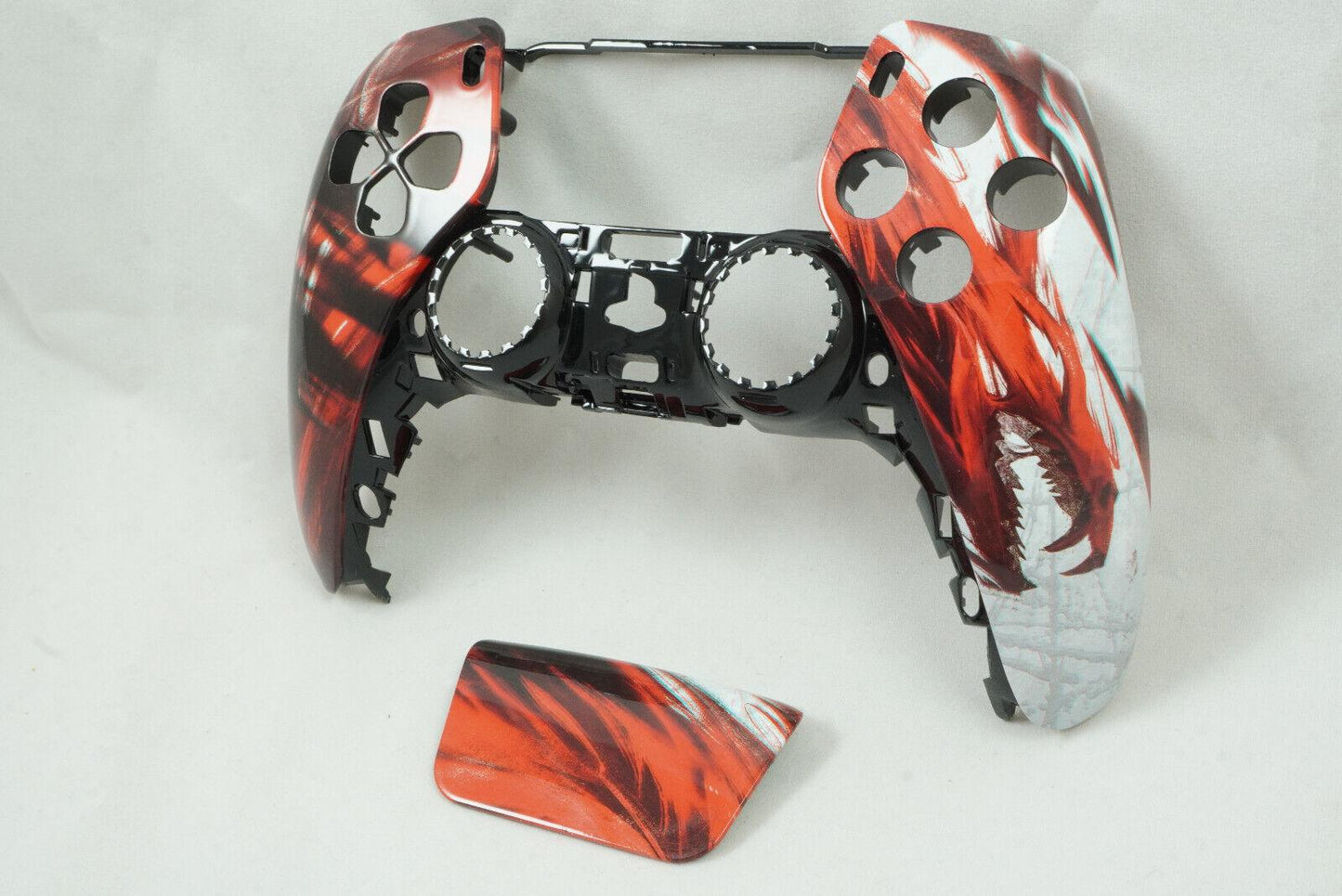 Red Dragon Front Shell + Touch Pad PS5 Controller Model CFI-ZCT1W - Mike's Accessories and More