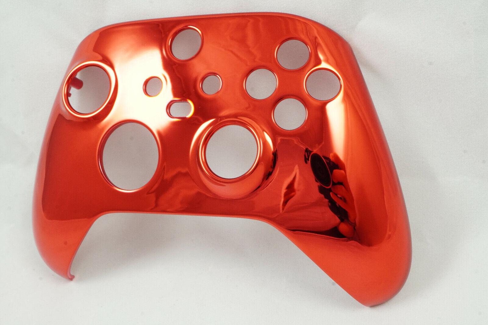 Chrome Red Front Shell Xbox One Series Controller Model 1914 - Mike's Accessories and More