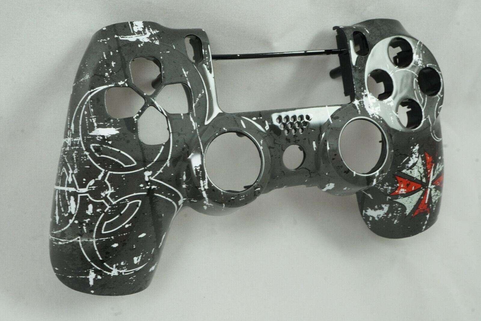 Resident Evil Hydro Dipped Front Face Shell For PS4 Controller New Current gen - Mike's Accessories and More