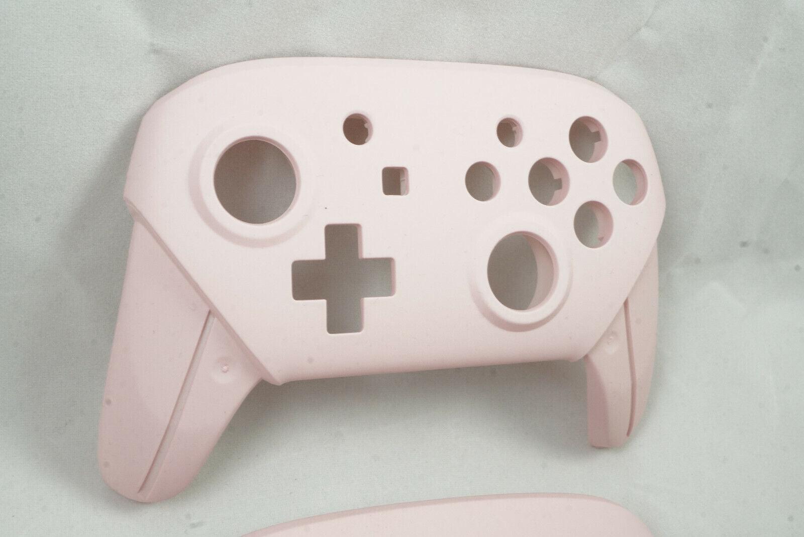 Light Pink Soft Touch Front & Back Shell, Nintendo Switch Pro Controller - Mike's Accessories and More