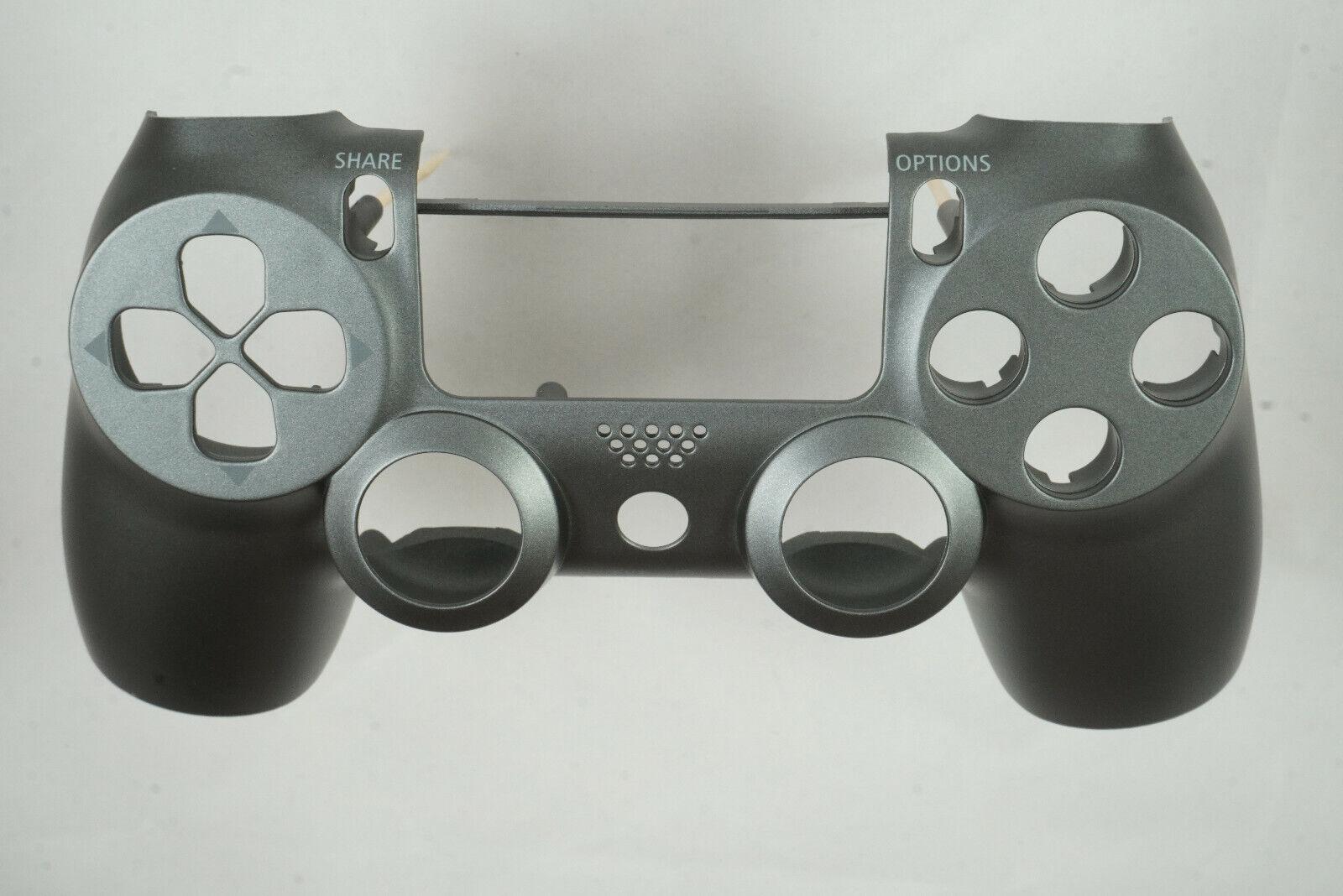 Steel Black Front Face Shell For PS4 Controller - New - For current gen - Mike's Accessories and More