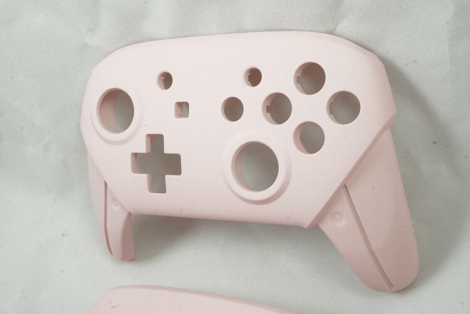 Light Pink Soft Touch Front & Back Shell, Nintendo Switch Pro Controller - Mike's Accessories and More