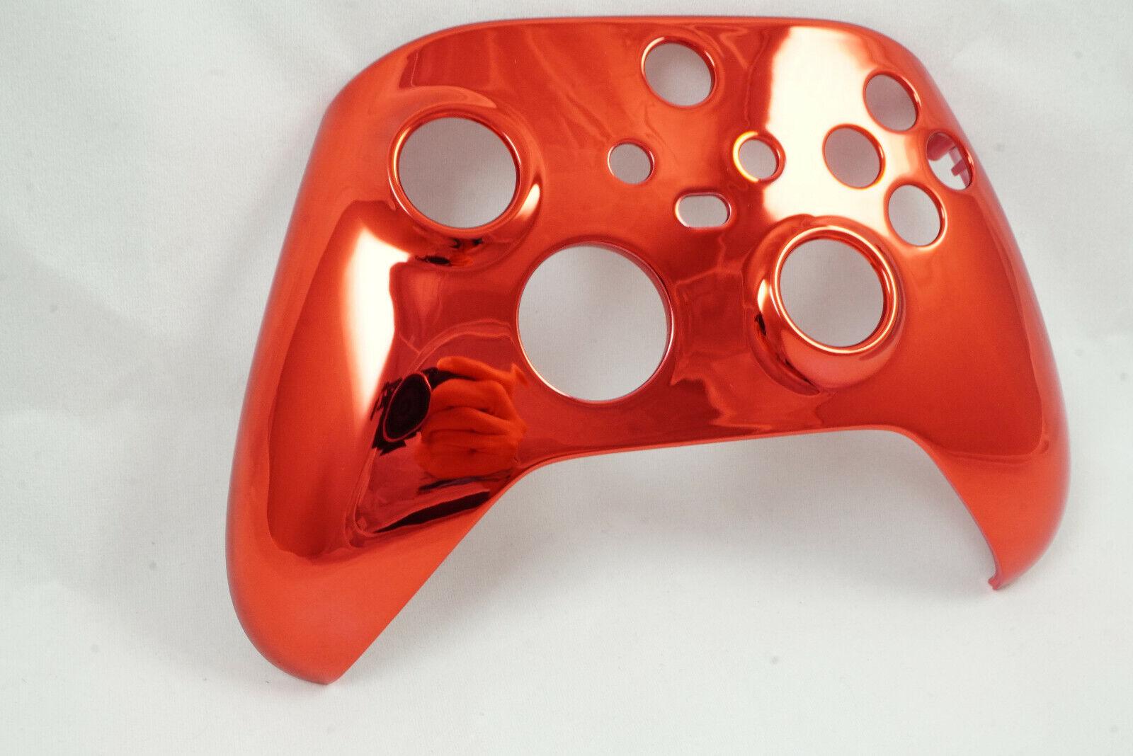 Chrome Red Front Shell Xbox One Series Controller Model 1914 - Mike's Accessories and More