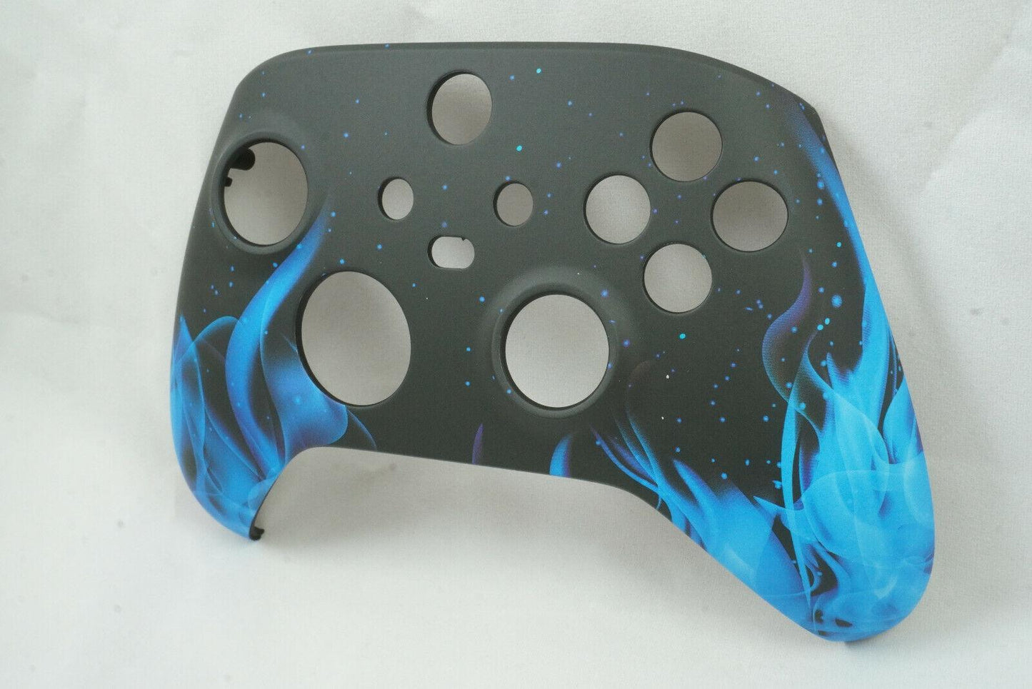 Blue Flame Soft Touch Front Shell Xbox One Series Controller Model 1914 - Mike's Accessories and More