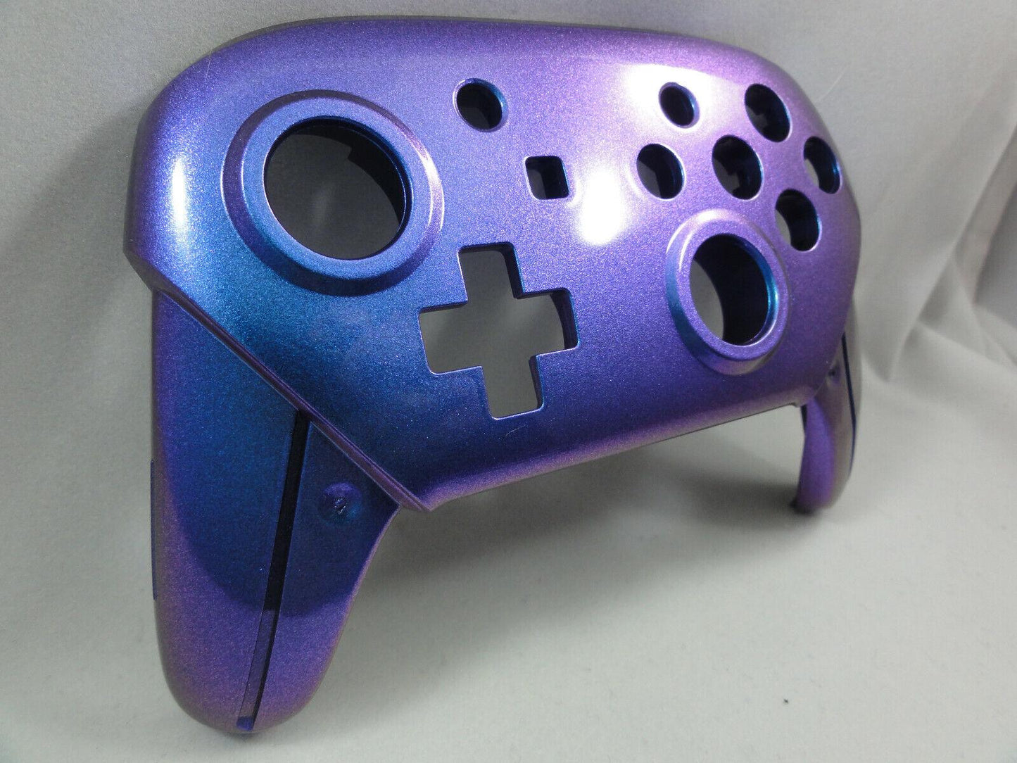 Blue & Purple Chameleon Front & Back Shell, Nintendo Switch Pro Controller - Mike's Accessories and More