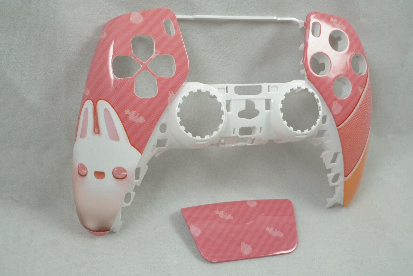 Pink, White Rabbit Front Shell + Touch Pad PS5 Controller Model CFI-ZCT1W - Mike's Accessories and More