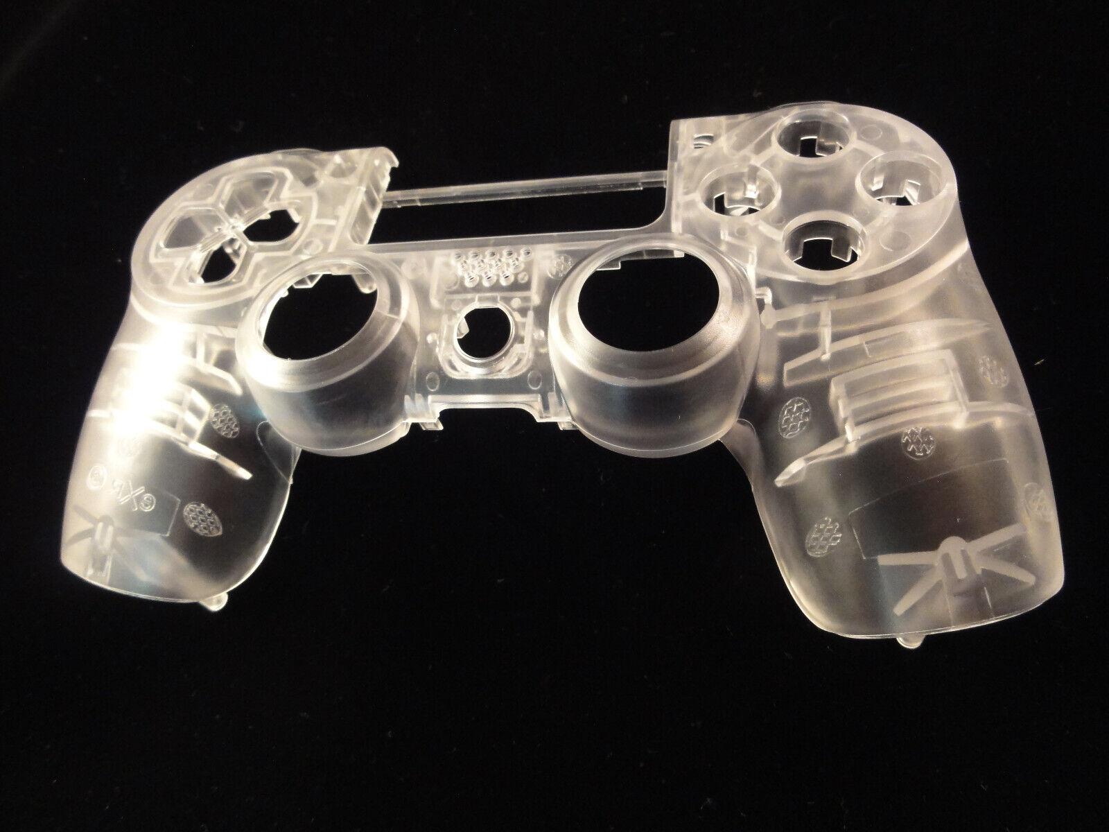 Transparent Clear Front Face Replacement Shell For PS4 Controller, Current Gen - Mike's Accessories and More