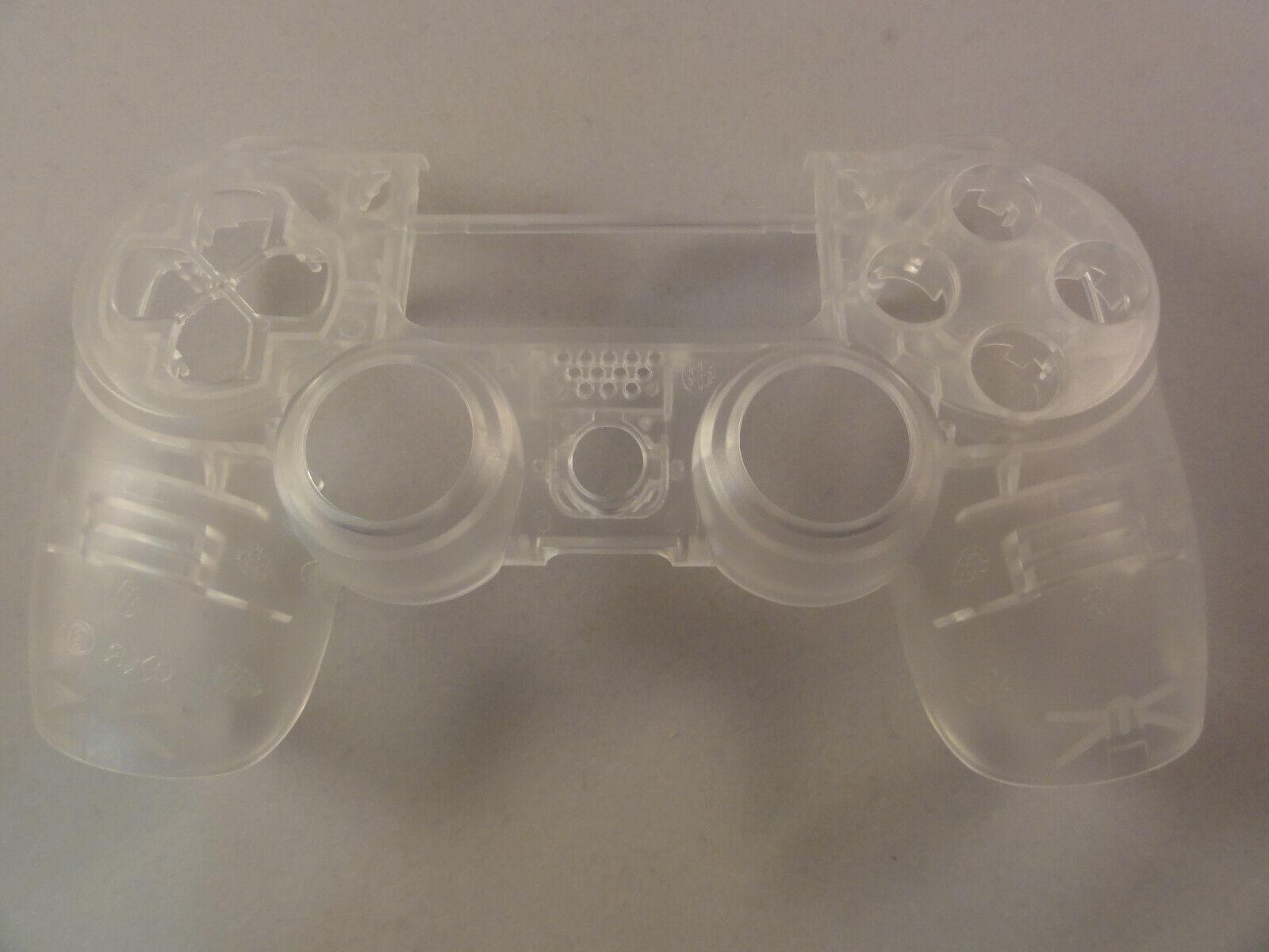 Transparent Clear Front Face Replacement Shell For PS4 Controller, Current Gen - Mike's Accessories and More