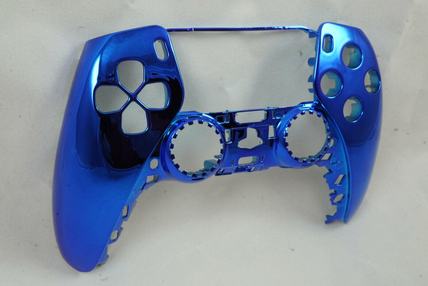 Chrome Blue Front Shell For PS5 Controller Model CFI-ZCT1W - Mike's Accessories and More