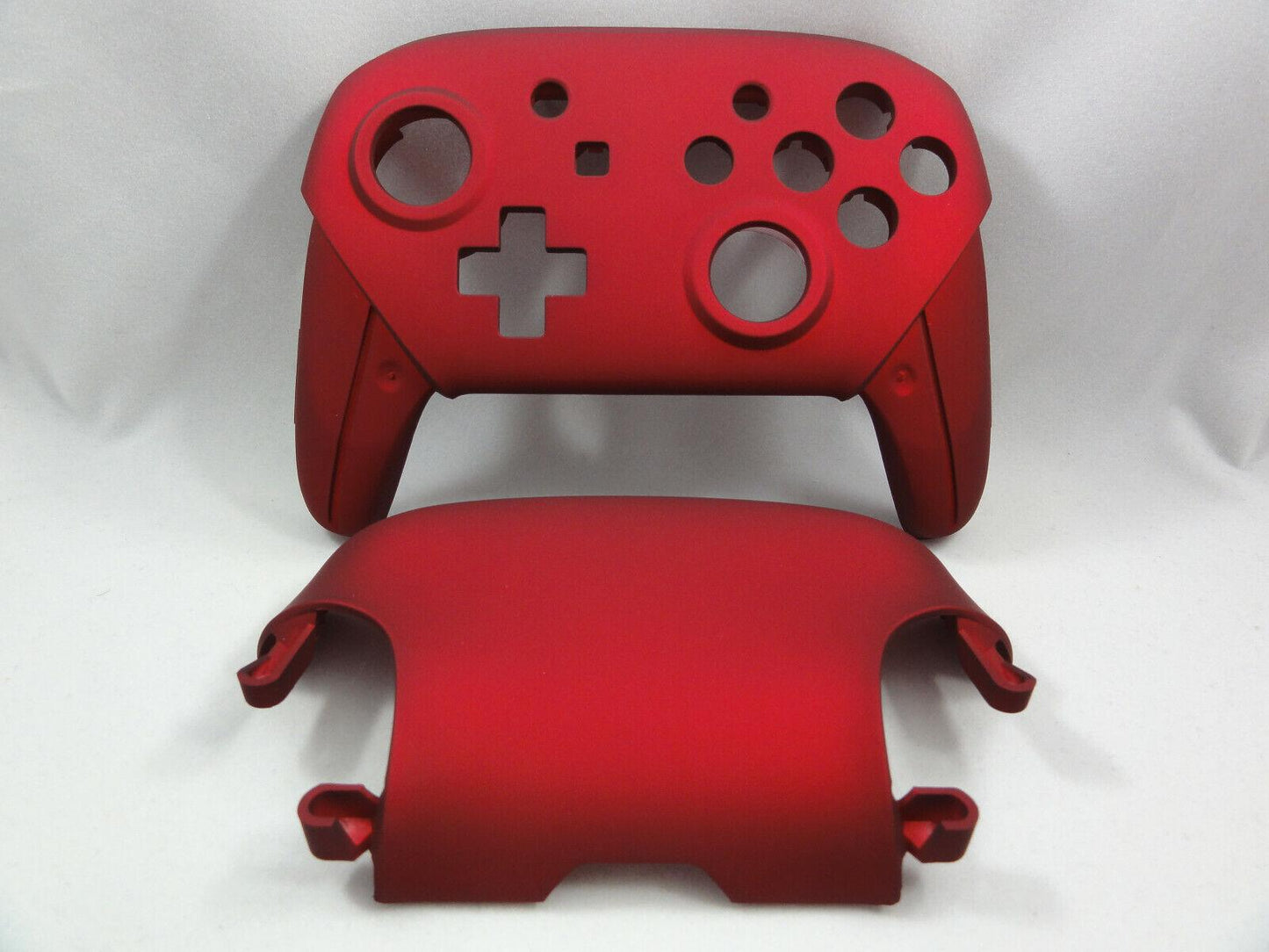 Red Soft Touch Front & Back Shell for Nintendo Switch Pro Controller - Mike's Accessories and More